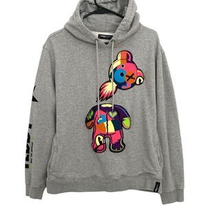 Roku Studio Billionaire Teddy Off To Space Hoodie-Gray Sz L